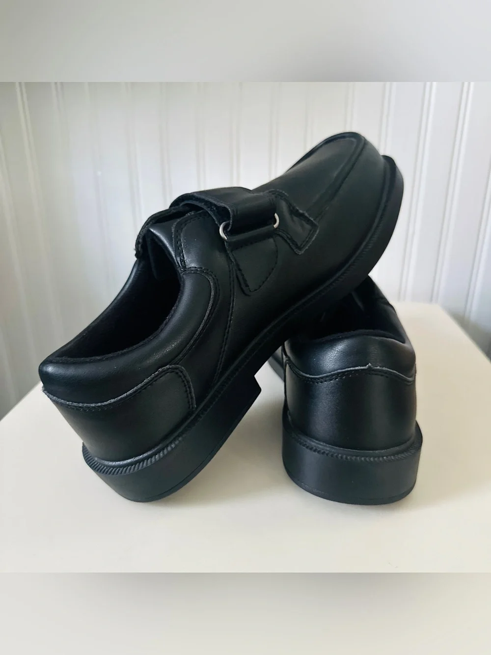 🔥Dr. Max Black Comfort Walking Shoes with Velcro Strap🖤